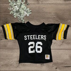 Wilson Kids Black Steelers Jersey Size 4T